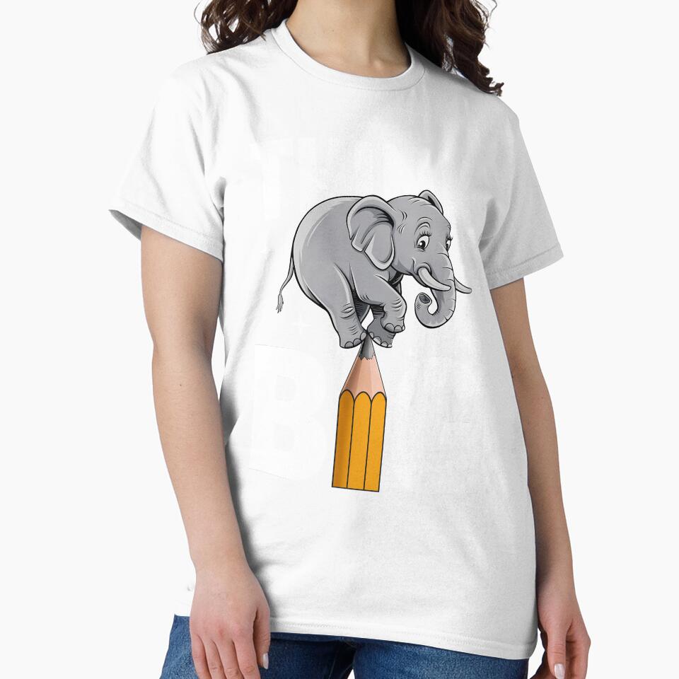 Think Big Elephant Balancing on Pencil Motivation by Infinitee8hirts