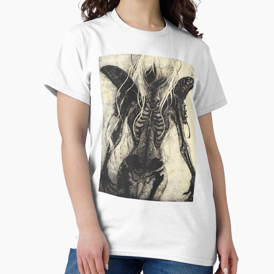 Dark Art Aesthetic Grunge clothes Fairycore Gothic Horror Short Sleeve by godznsdaih67