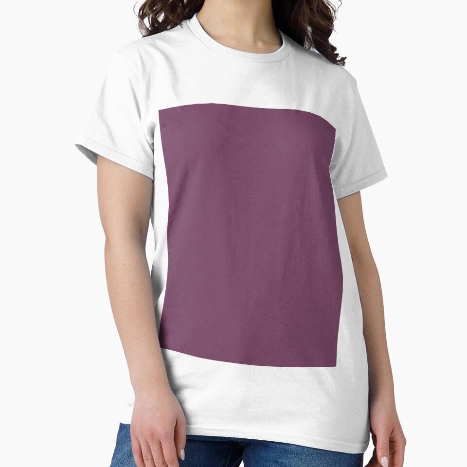 Plain Solid Color Chic Strong Mauve Medium Purple Dusty Purple by mimihuang creations