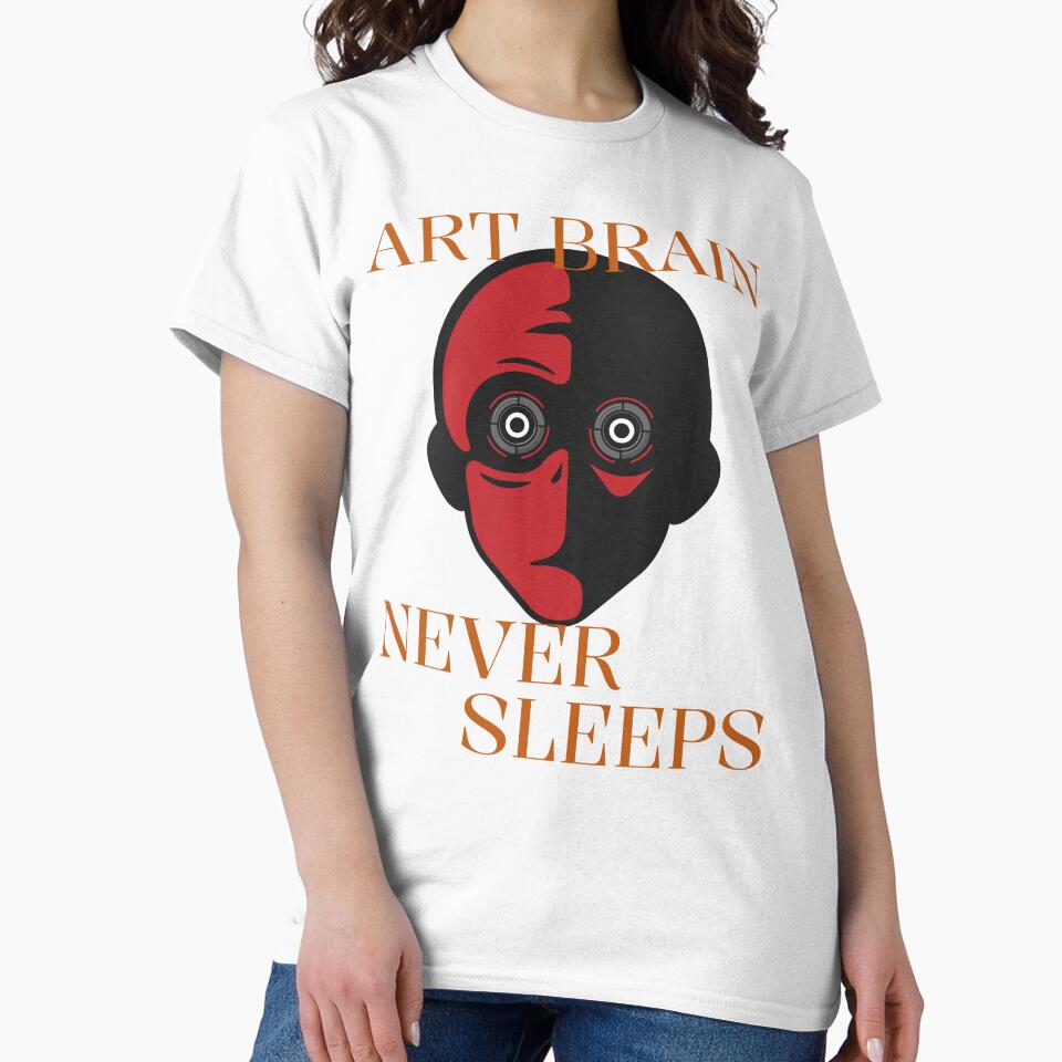Art Brain Never Sleeps Creative Hobby Chaos by OLIVETEES