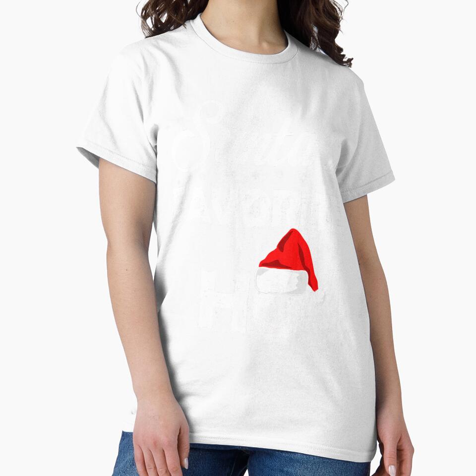 Santa's Favorite Ho Funny Christmas 	 Short Sleeve by onutachaikal