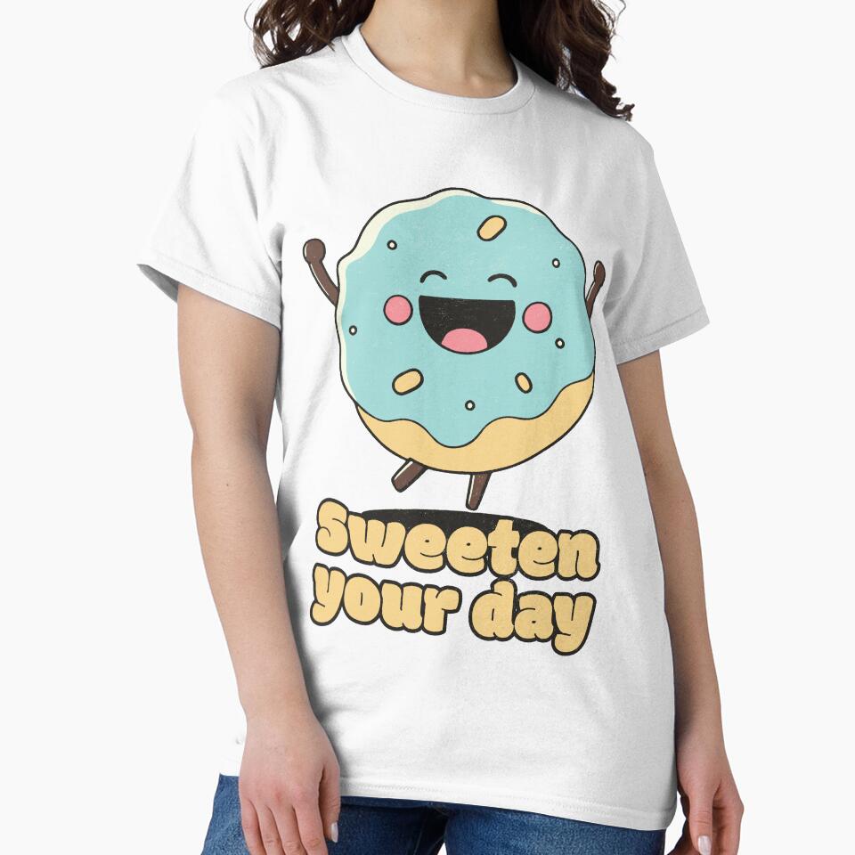 Sweeten your day - Happy Cute Donut by RoboRaphael