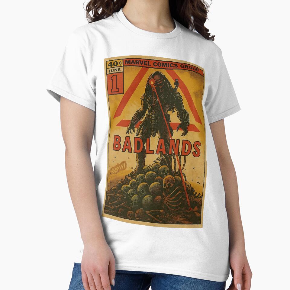 Predator Badlands Retro Comic Style Sci-Fi Artwork by AS94 Creative Designs