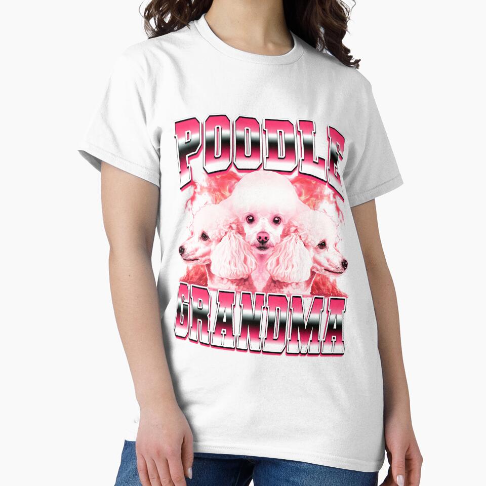 Poodle Grandma Dog Grandma 90s Bootleg Style by PaulTSchafer