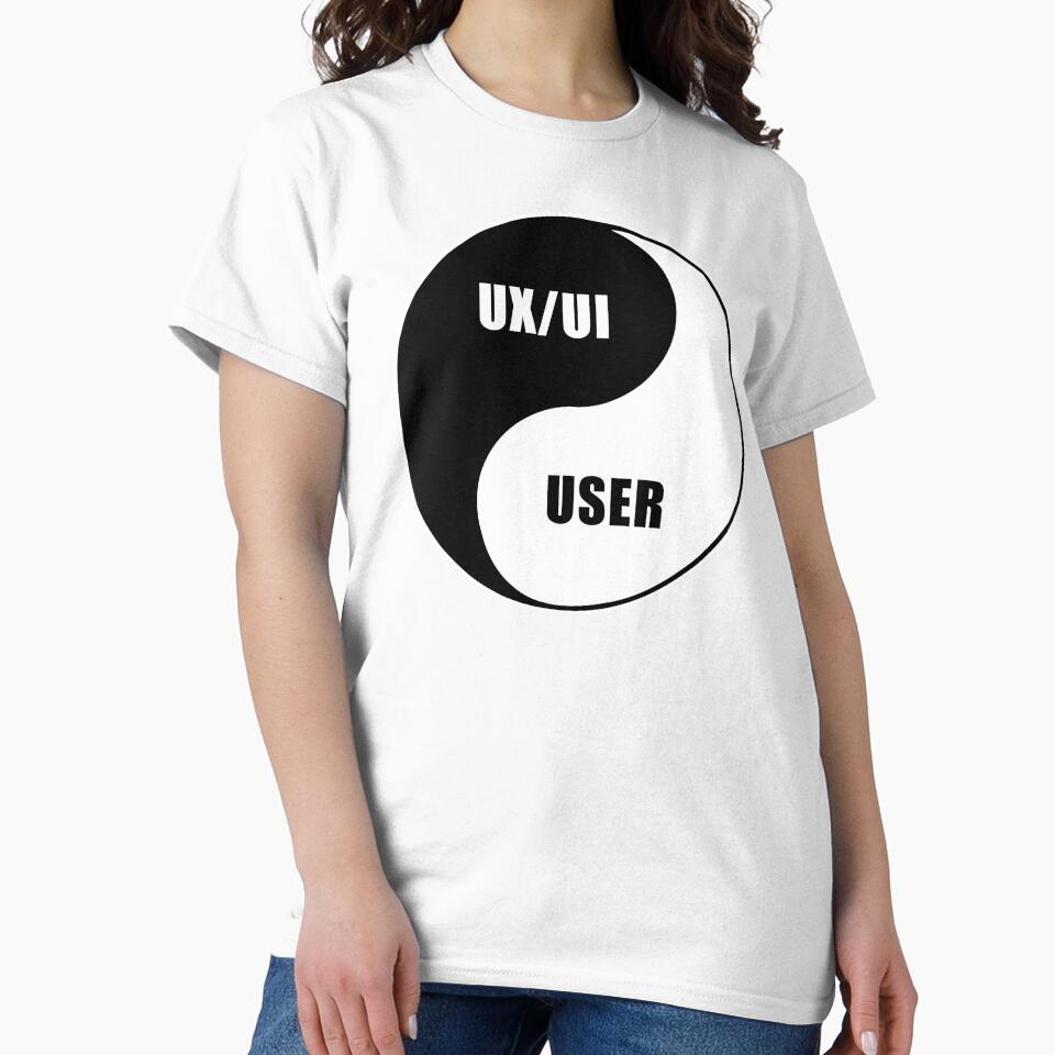 Symbol Yin Yang UX/UI Designer Shirt by knapst