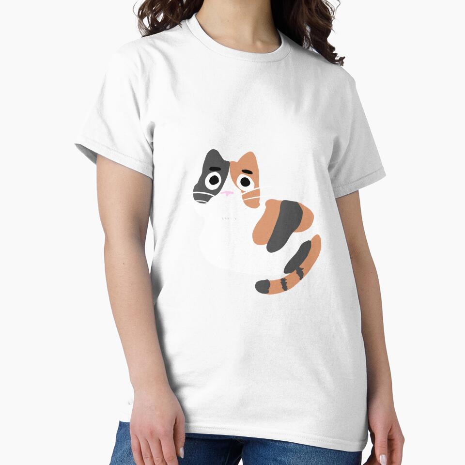 Cute cat T-shirt by Monaspoon