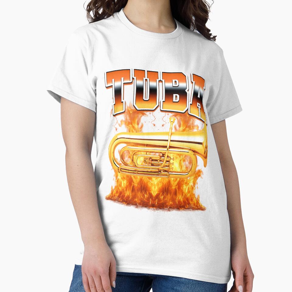 Tuba Instrument Tuba Player Tubist 90s Bootleg Style by PaulTSchafer