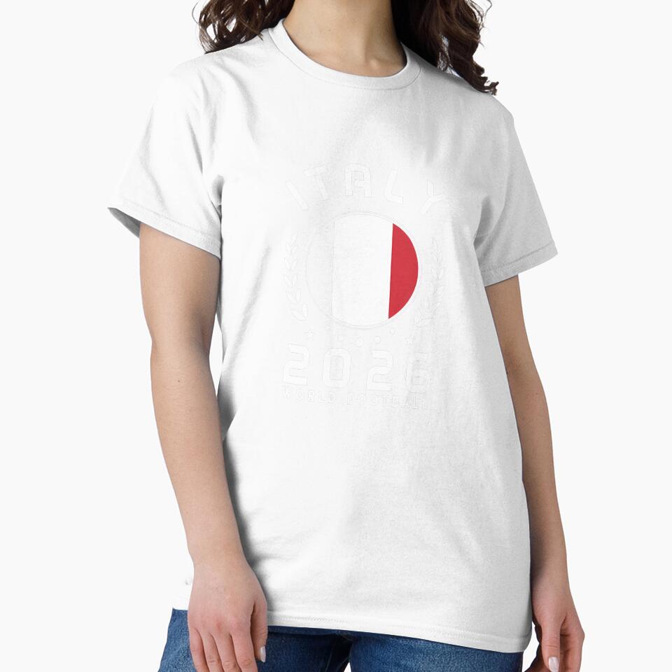 World Cup 2026 Italy Football Fan Italian Supporter T-Shirt_88563599 by gidget-gadget