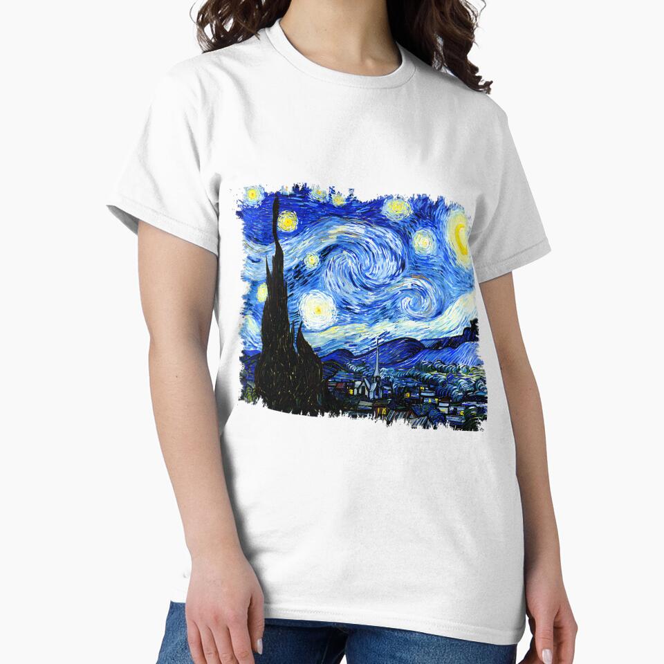 The Starry Night Vincent Van Gogh Famous Vintage Art Stylish 	1 by hyonasnerouzc