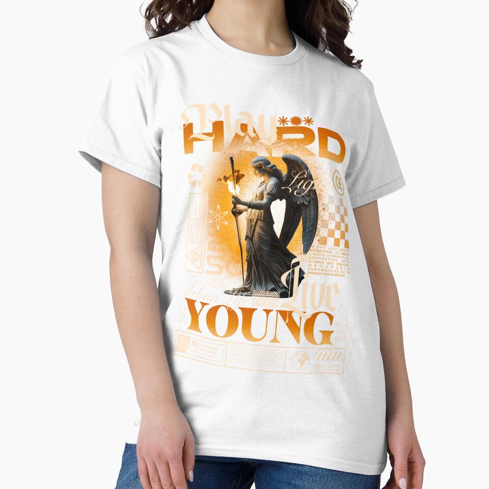 Play Hard Live Young Angel God of Light by LunaPixelStudio