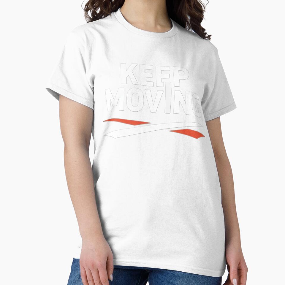Keep Moving Motivational Typography Design by Artbyhannan