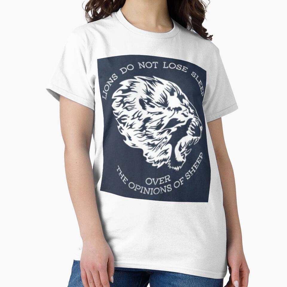 Lions Dont Lose Sleep Printed T-shirt by storeInsight