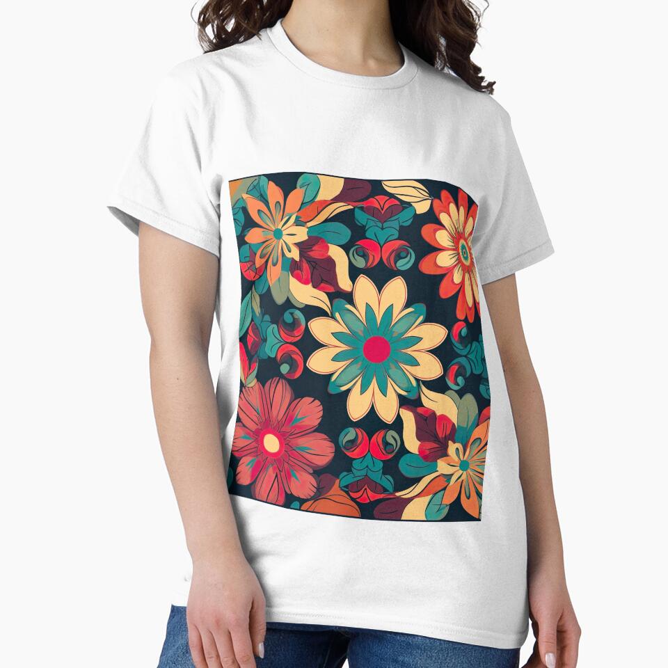 a flower pattern by visionflyshop