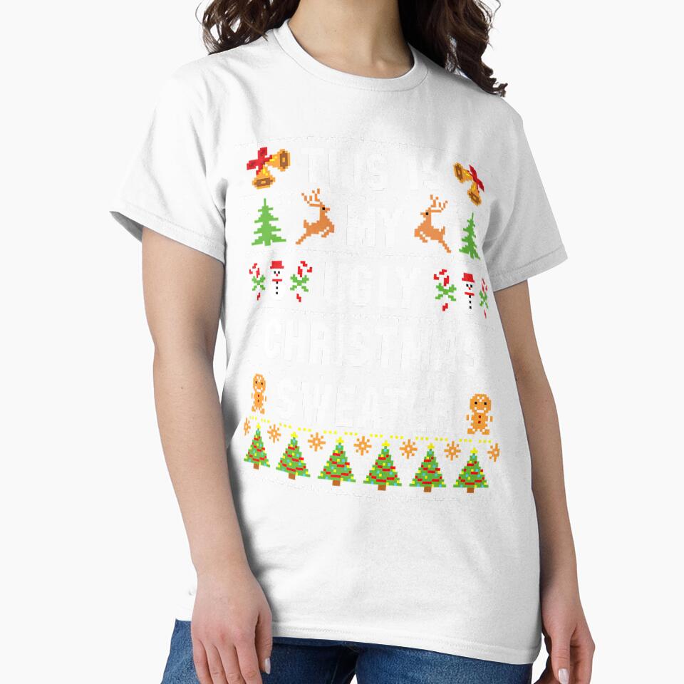 This Is My Ugly Sweater Funny Christmas Short Sleeve by obuabandeppym