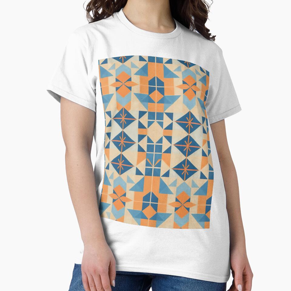 azulejos modern geometric pattern by jkrphoto