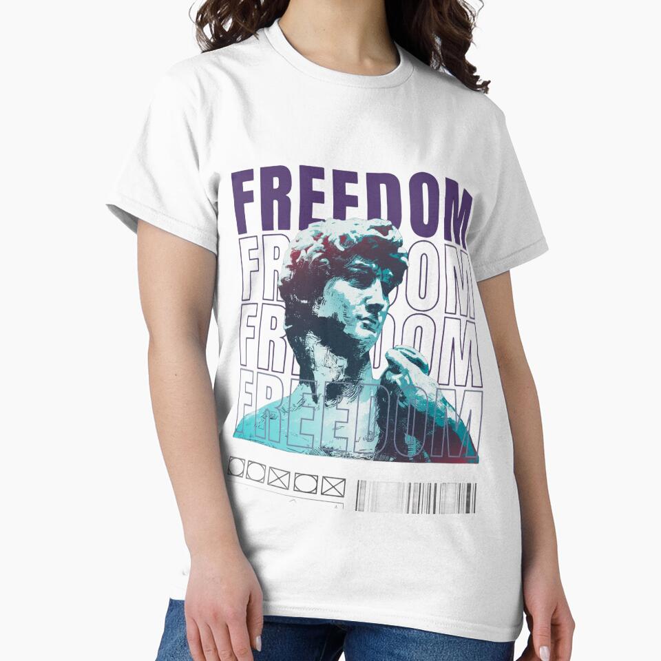 Freedom Graphic Printed T-Shirt by KARSCORP