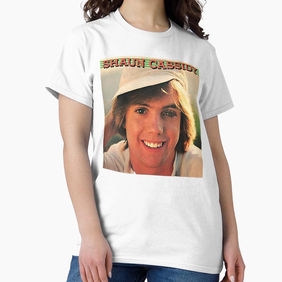 Shaun Cassidy 70s Men's Short Sleeve Crew Neck T Shirt Summer Casual Tee Tops by BUFFALOBIGS