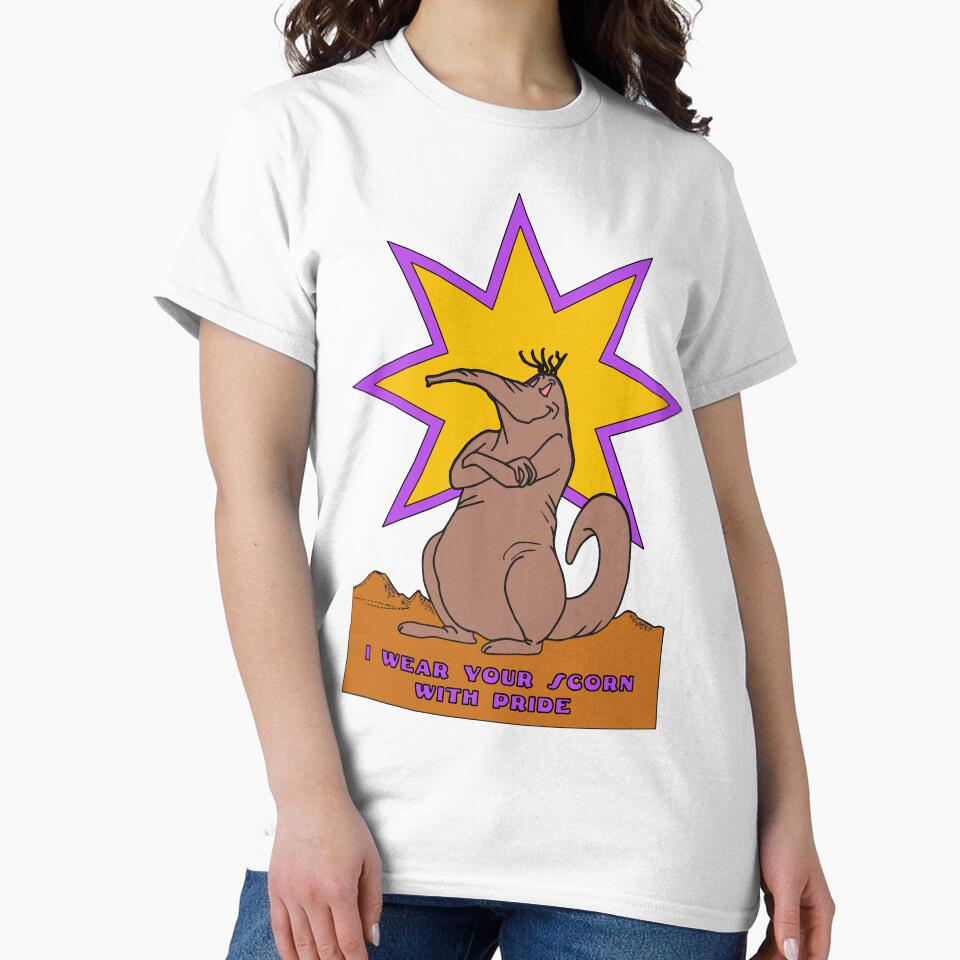 I wear your scorn with pride (anteater) by SolidEarthArt