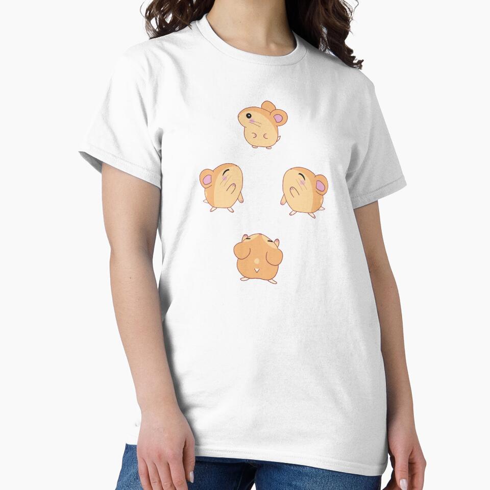 Ham Ham Kawaii Hamsters Illustration by MariOyama