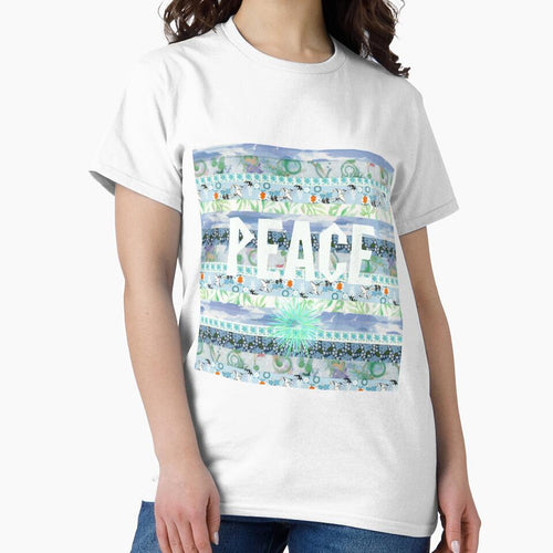 "Peace" in blues by TabbysShop