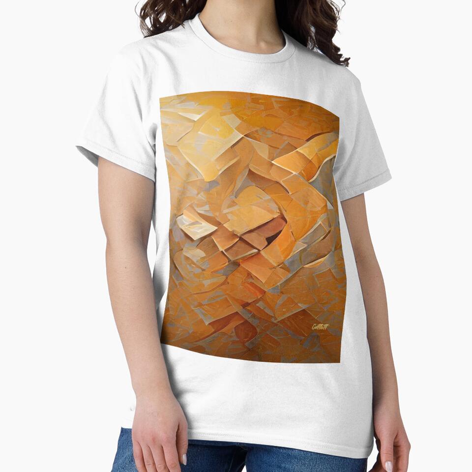 Modern Abstract Art - Orange Abstract by CattlettArt