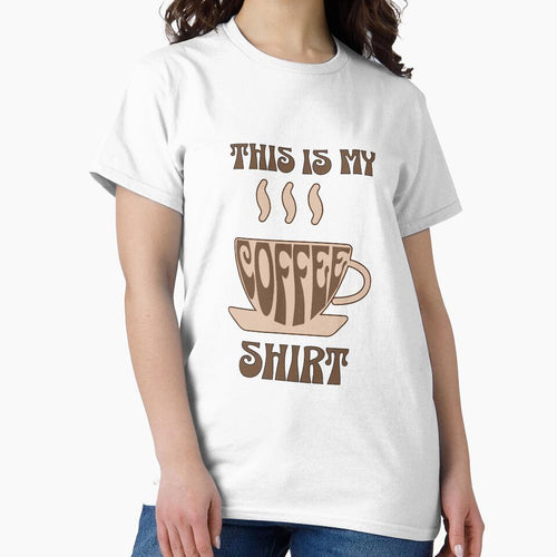 "This Is My Coffee Shirt" Crew Neck Unisex Tee by CrafteeTrends