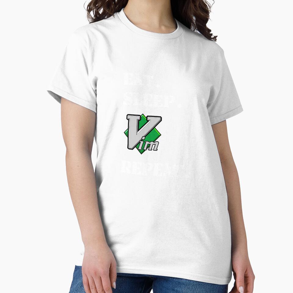 Eat Sleep Vim Repeat Vi IMproved Editor Sweatshirt by Rainwater Merch