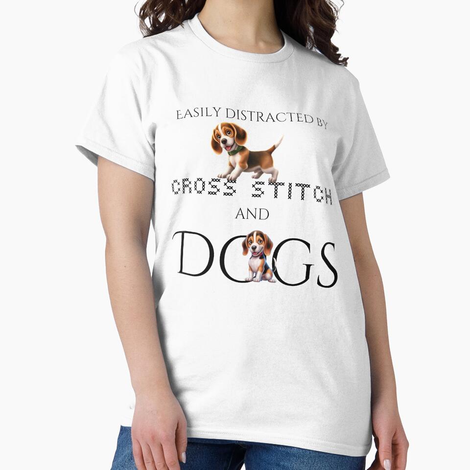 Distracted by cross stitch and dogs by KJGHeadRowdy