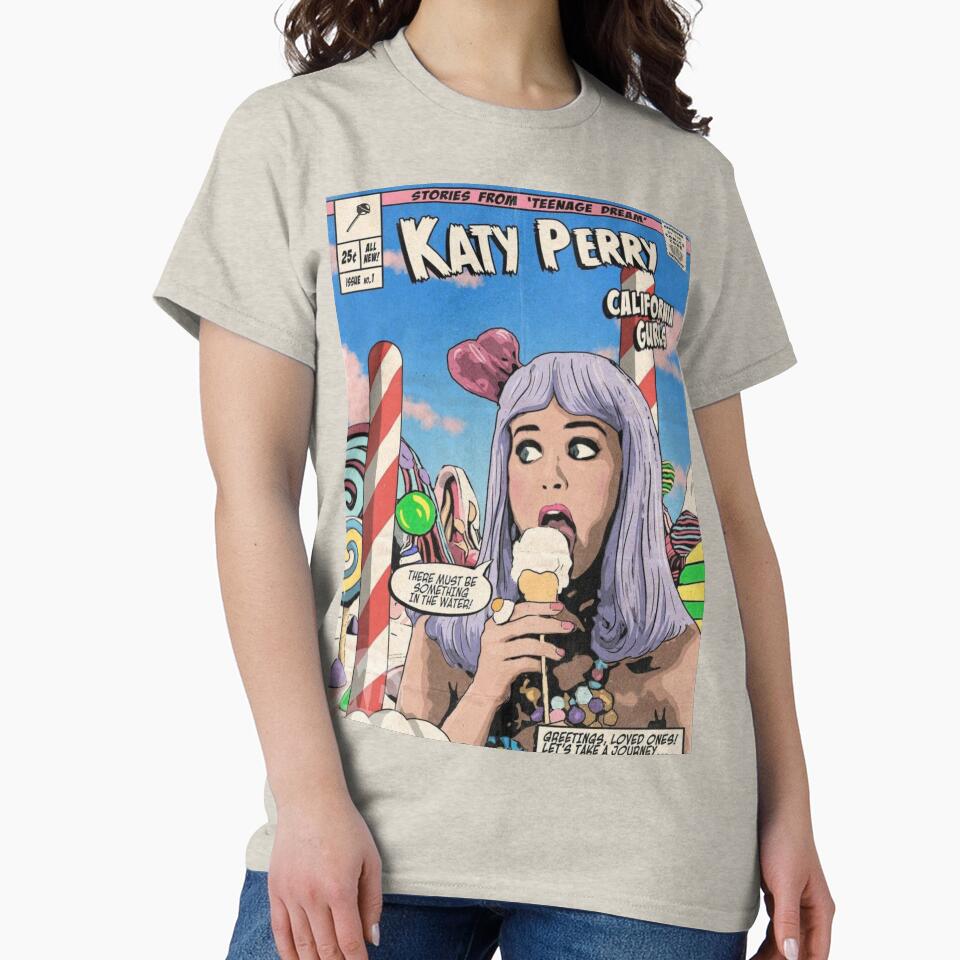 Retro Comic Cover – Katy Perry Music Artwork by Vicky021