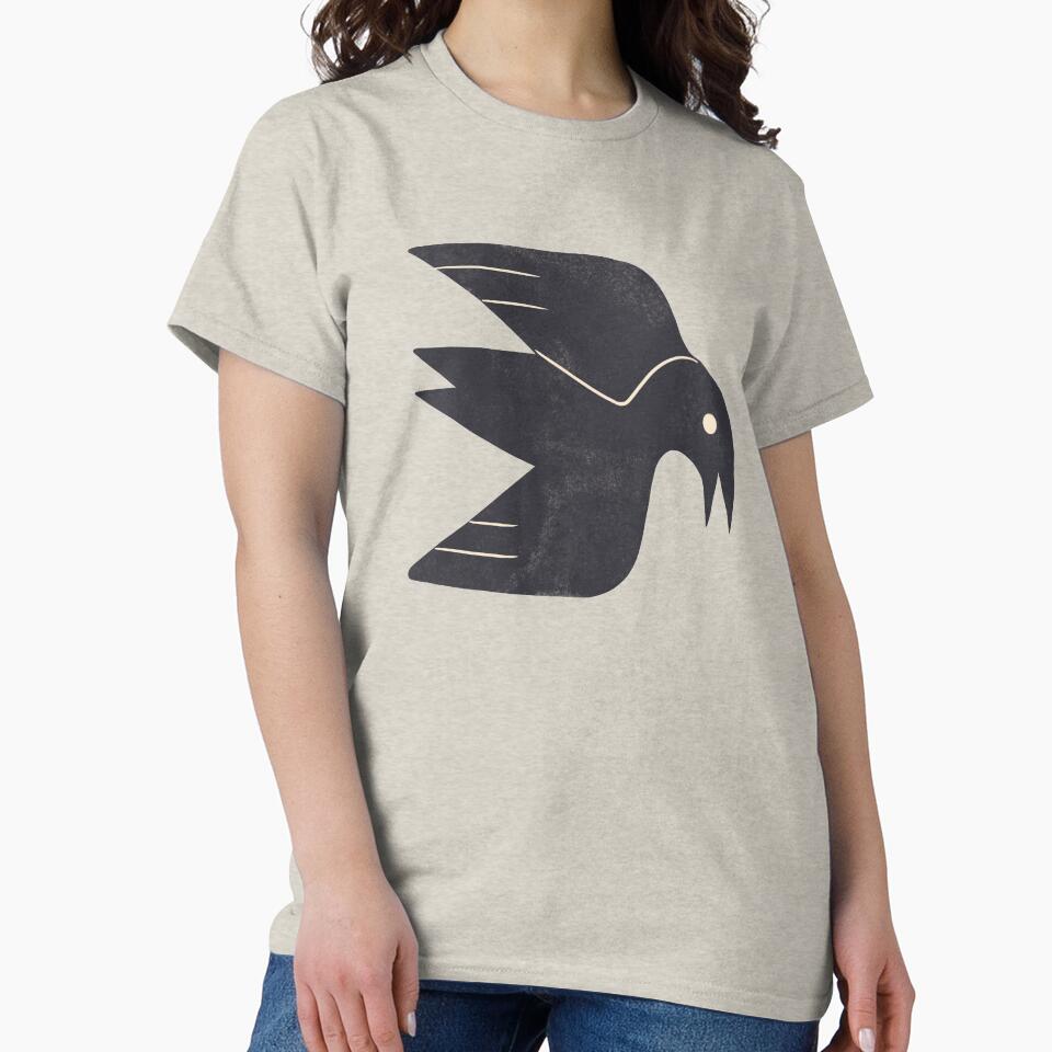 Minimal Blackbird No. 3 by Renea L Thull