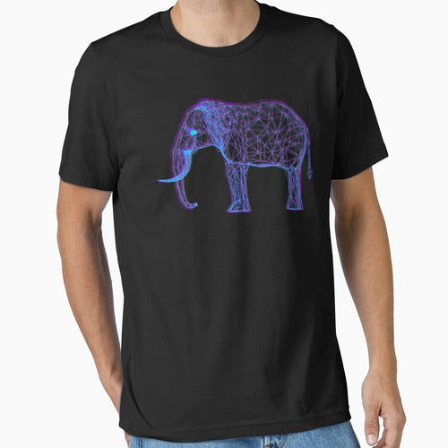 3D Elephant - Anaglyph Stereoscopic Effect by Denis Marsili
