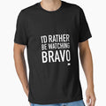 Rather Be Watching Bravo Comfortable Crew Neck by Toralloisa