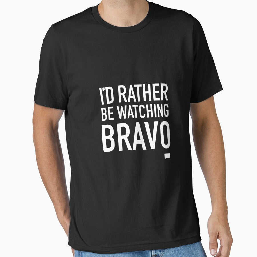 Rather Be Watching Bravo Comfortable Crew Neck by Toralloisa