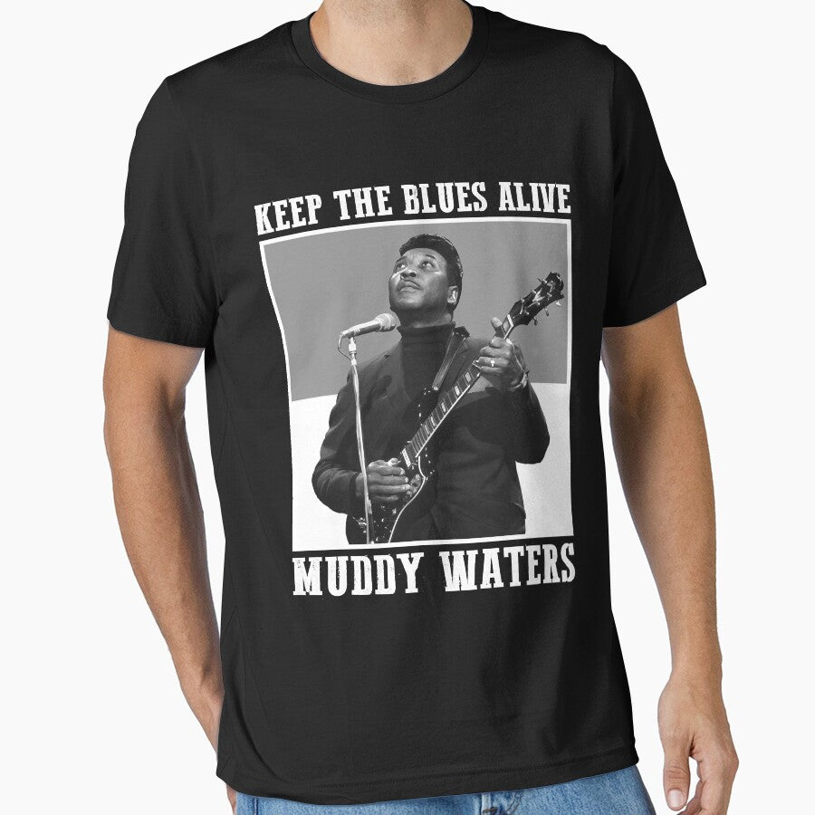 Retro Keep The Blues Alive Muddy shirt Waters by srobin556