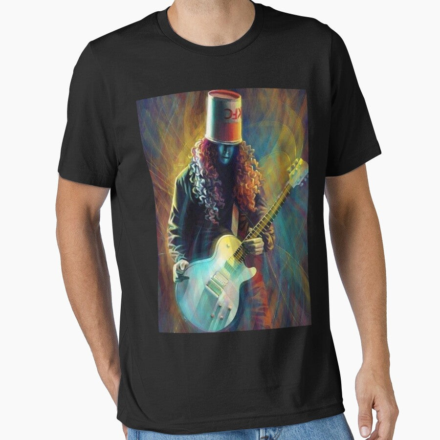 Buckethead art guitar Classic T-Shirt by BelaGartner