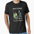Born to Quest Forced to Clock In - Medieval Knight Computer Meme by AMICO77