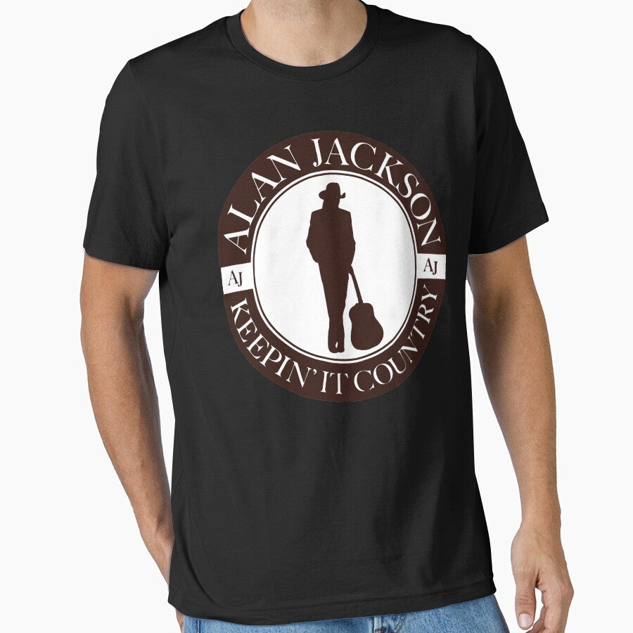 Mens Alan Jackson Tour 2018 Cool Cool Jogging by Stickytudes