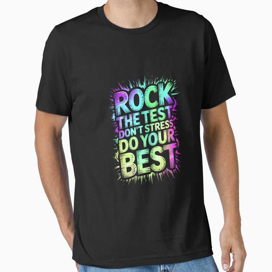 Cool Rock THE Test DO Your Best Teacher ELA Crew Science by FrankIsabel