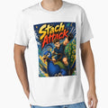 Stach Attack Anime Peacock Rider – Bold Fantasy Sports Style T-Shirt & Sticker Design by Final Whistle Art