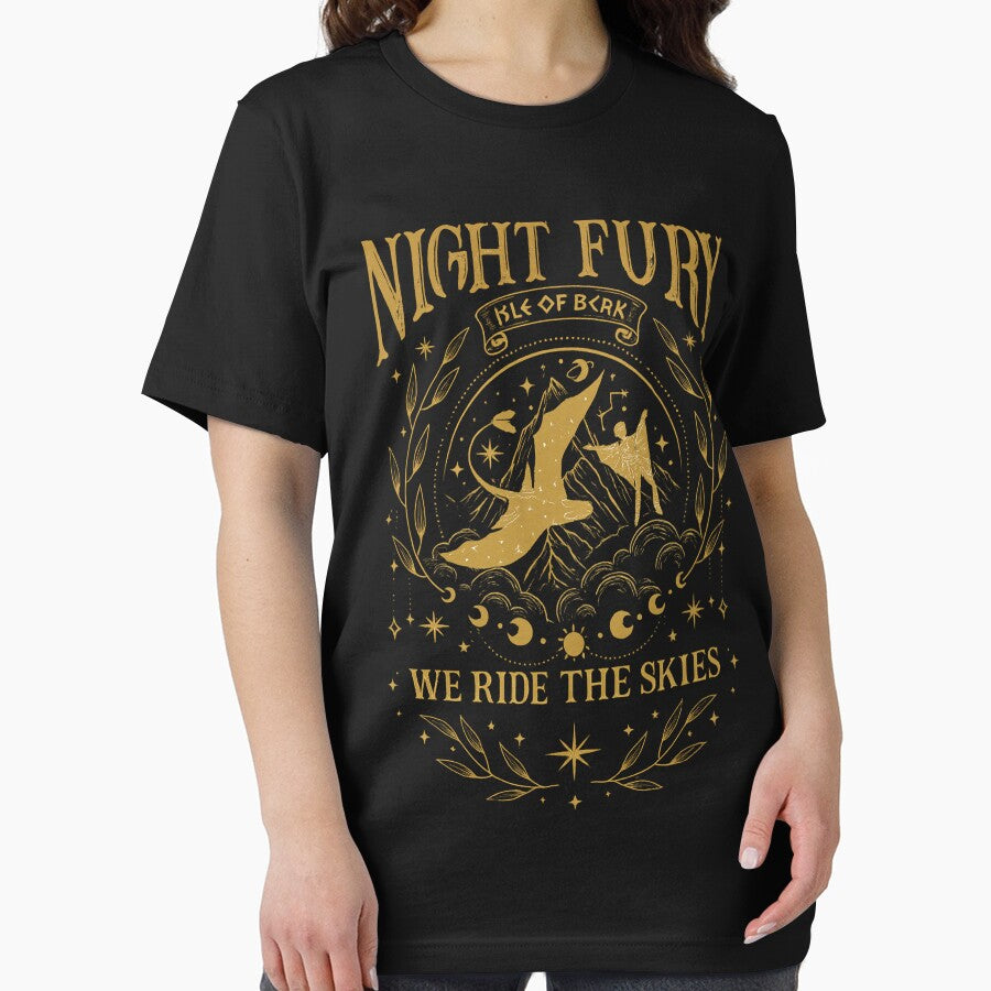 Night Fury Dragon Two-Sided , How To Train Dragon, Dragon Lovers by toongstudio