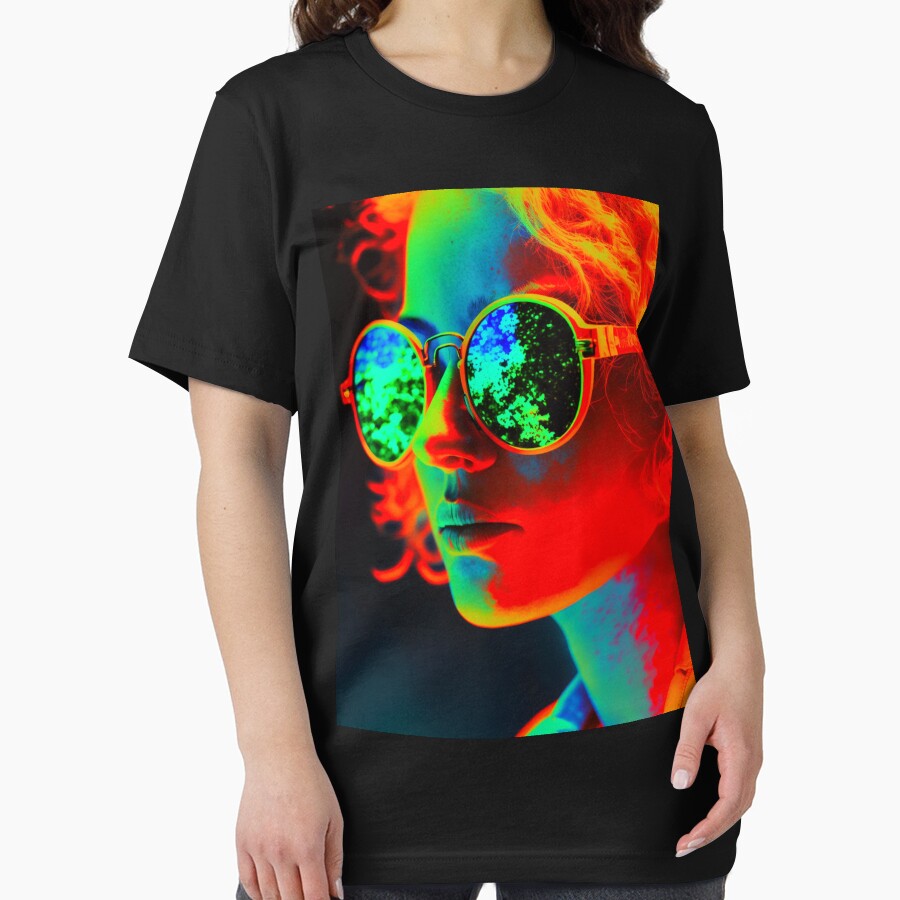 Thermography Girl in round glasses by RESToRAPTOR
