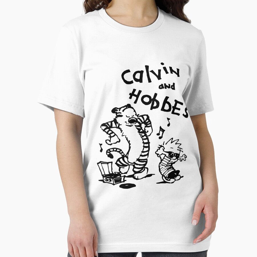 Dancing calvin and art comics hobbes gift for fans by Gmtart