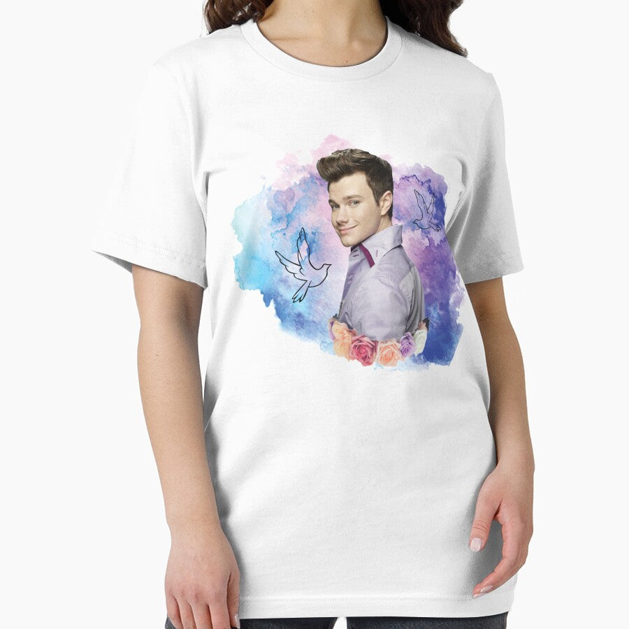 Glee Kurt Hummel Watercolour Long Sleeve T-Shirt by SergejScholz