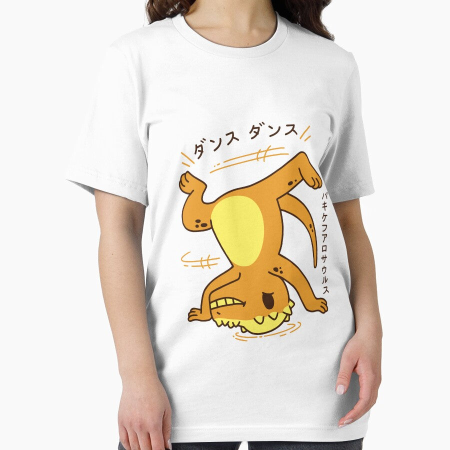 Kawaii Pachycephalosaurus T-Shirt | Cute Japanese Dinosaur Tee by dinosareforever