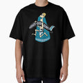 Vintage Australian Surfing logo T Shirt Barry Bennett running man art by Kludoman