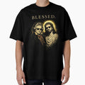 Jesus Shirt Christian Gift Vintage Streetwear Graphic Tee by faithandflow
