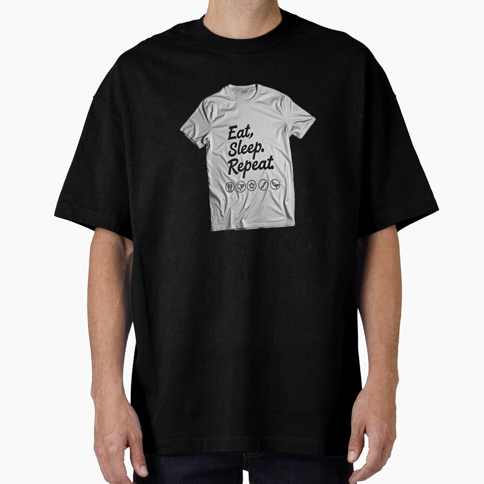 Eat, Sleep, Repeat T-Shirt Design by Teeshirtstoday.com