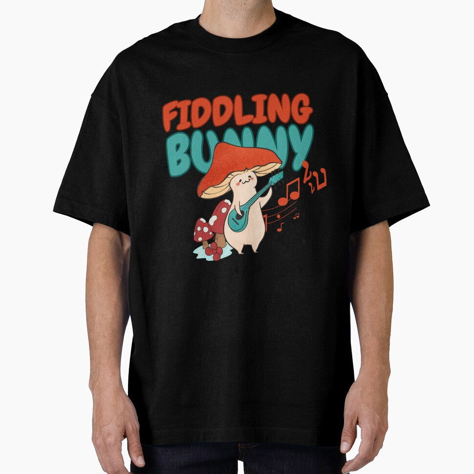 FIDDLING BUNNY by Sparkly-Station