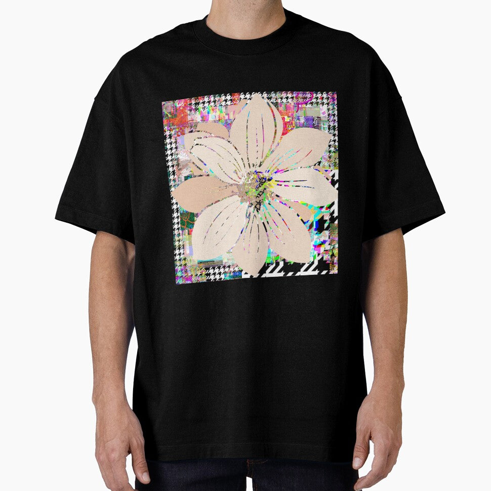 Peachy Floral Glitchy Glam by thebrightspotco