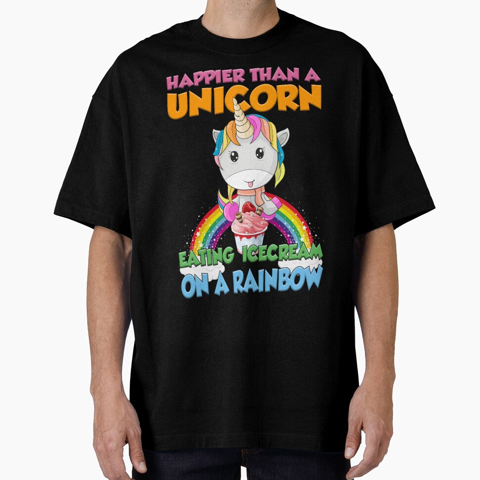 Happier than a unicorn eating icecream on a rainbow by Fairyjam